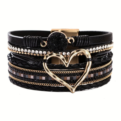 Bohemian Multi-Layer Leather Bracelet