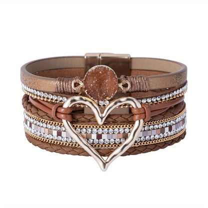 Bohemian Multi-Layer Leather Bracelet