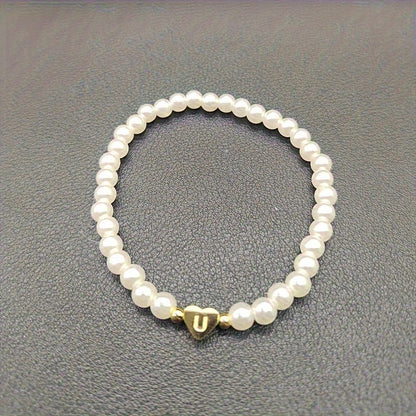 A-Z Heart Initial Bracelet