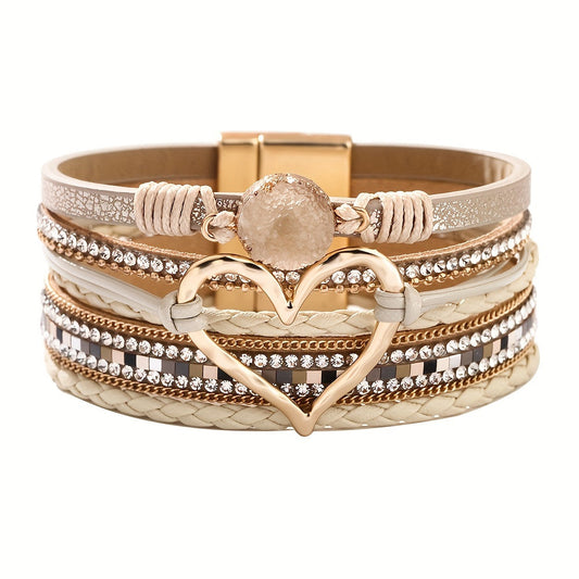 Bohemian Multi-Layer Leather Bracelet