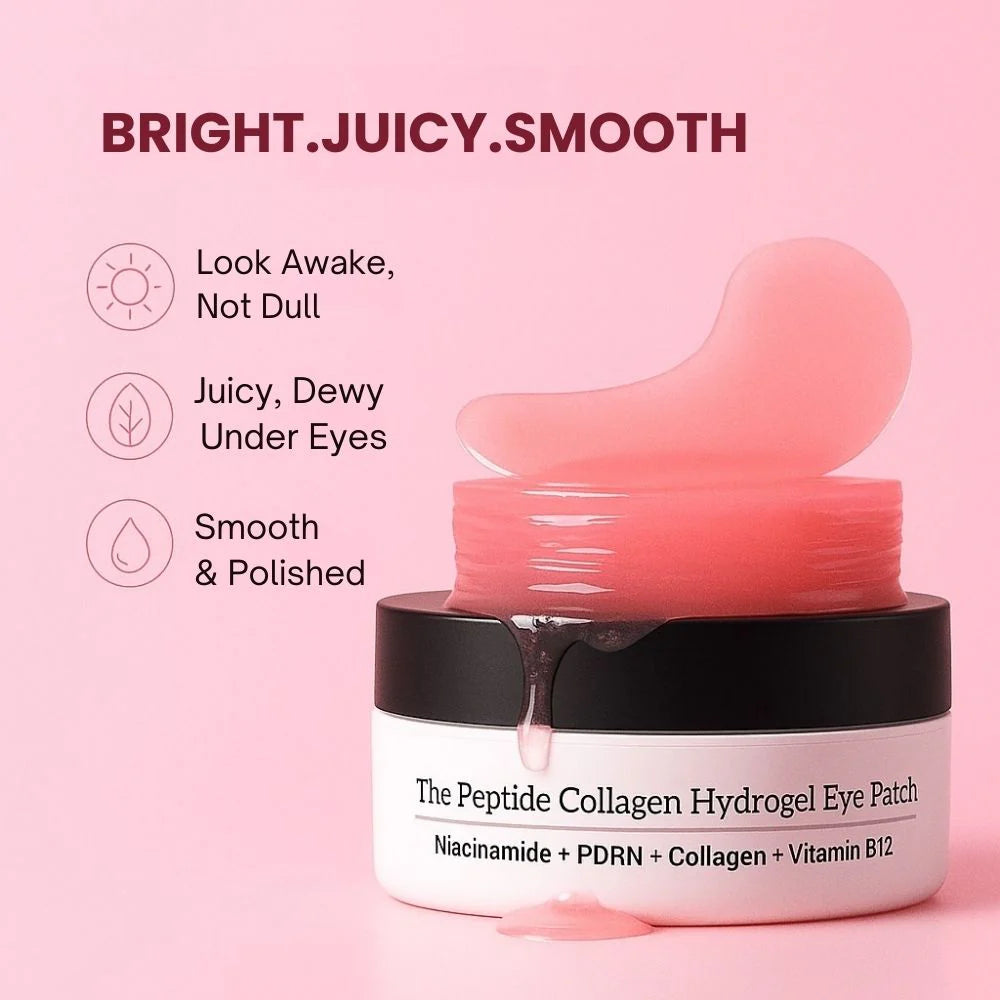 Gloworra Peptide Collagen Hydrogel Eye Patches
