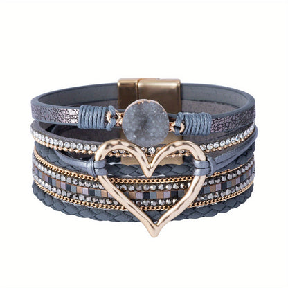 Bohemian Multi-Layer Leather Bracelet