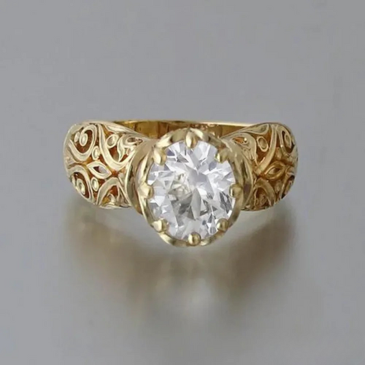 Timeless White Zirconia Ring