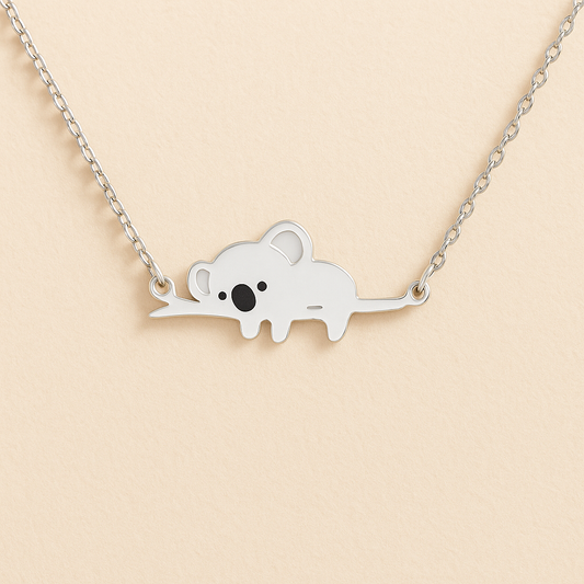 Silver Koala Necklace