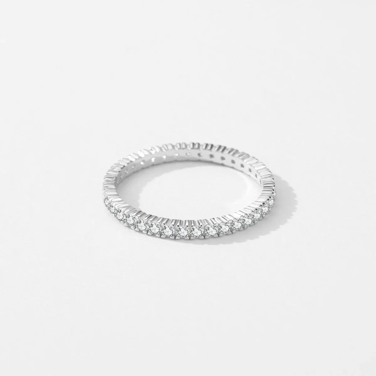 Shining Minimalist Eternity Ring