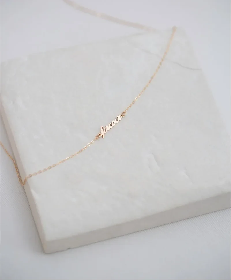 Golden Forever Love Necklace