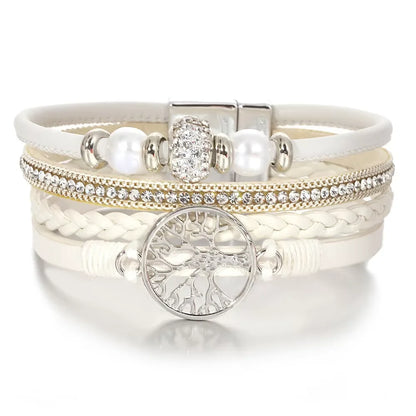 Tree of Life Rhinestone Bracelet