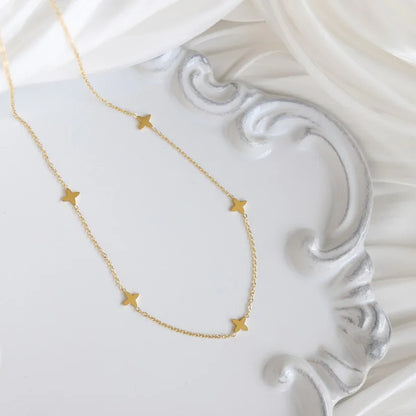 Golden Star Charm Necklace