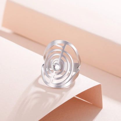 Spiral Gem Ring