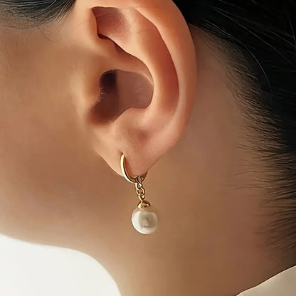 Golden Grace Pearl Jewelry Set